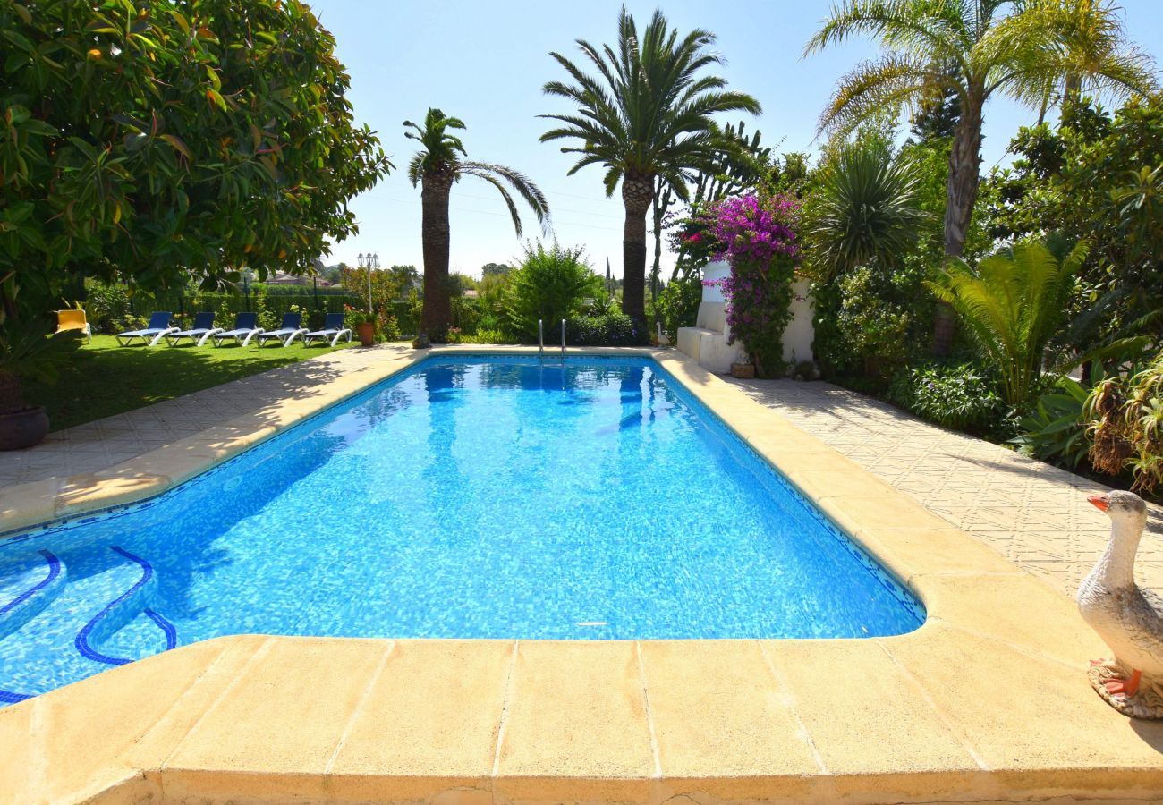 Chalet en Javea / Xàbia - Chalet en Javea 8p aire acondicionado piscina 10x5 playa a 8,6km