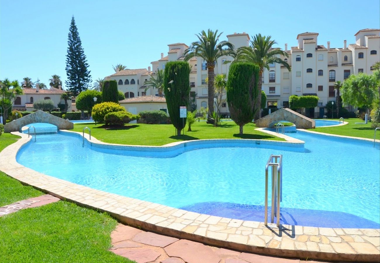 Apartamento en Javea / Xàbia - Piso en Javea 4p planta baja clima piscina playa Arenal a 300m