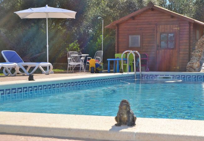 Finca en Muro - Son Lleig 001 encantadora villa con piscina privada, jardín, zona chill out y WiFi 