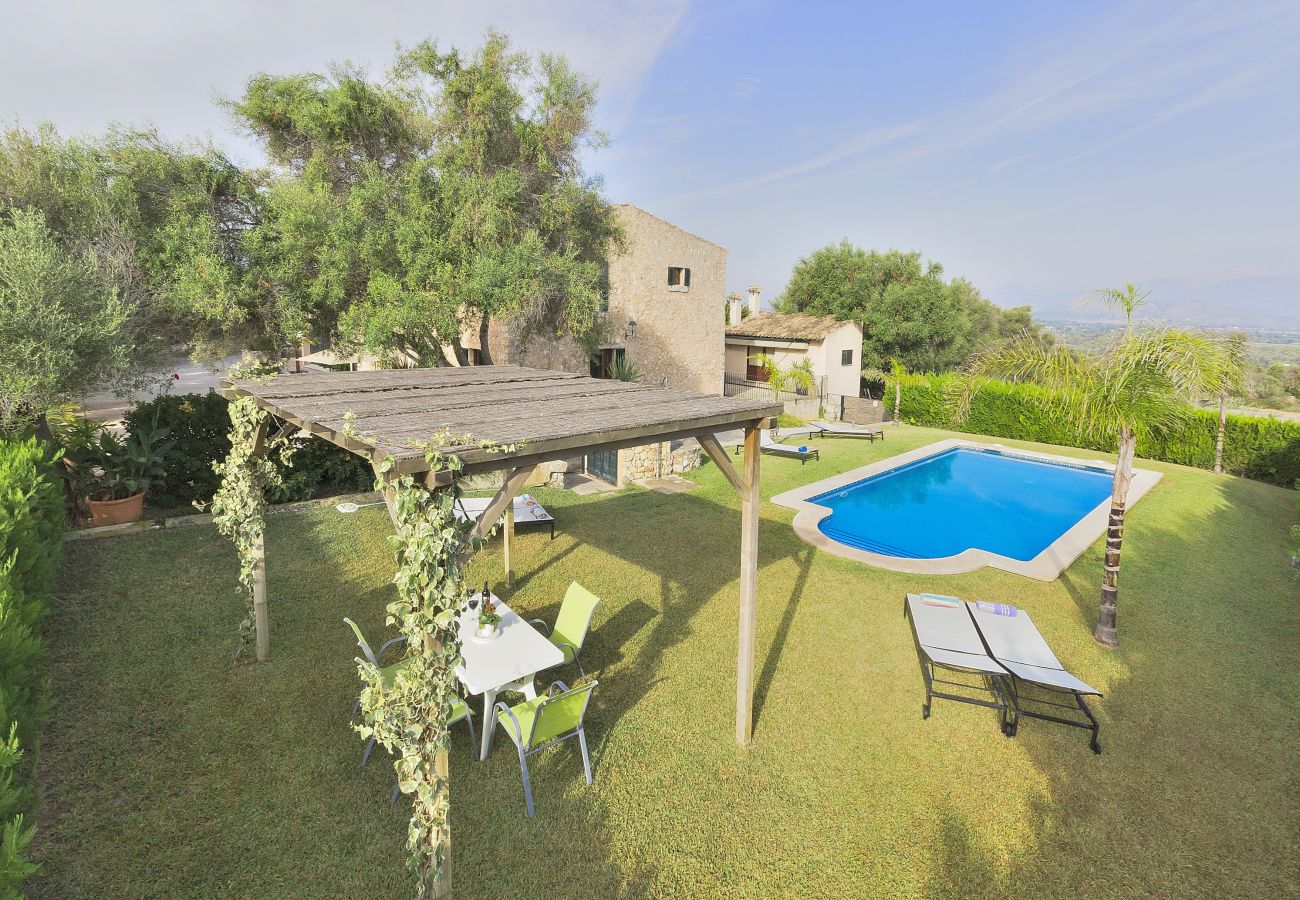 Finca en Llubi - Son Burguet espectacular finca tradicional, con piscina privada, gran jardín, terraza y barbacoa