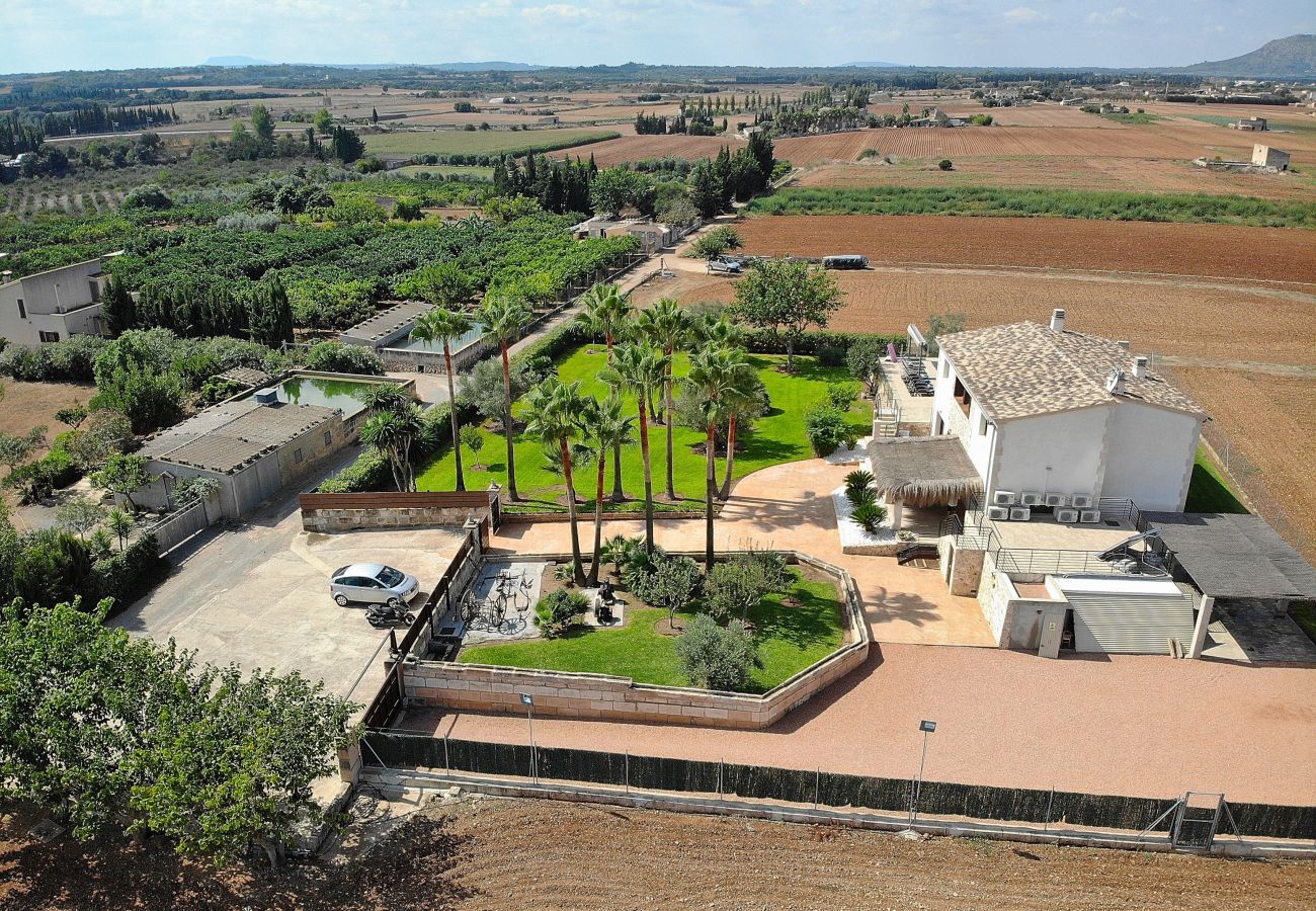 Finca en Muro - Son Sastre 024 lujosa villa con gran piscina, aire acondicionado, jardín y terraza