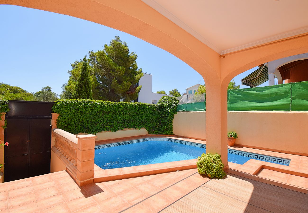 Casa en Son Serra de Marina - Posidonia 050 fantástica villa con piscina privada, terraza, aire acondicionado y barbacoa