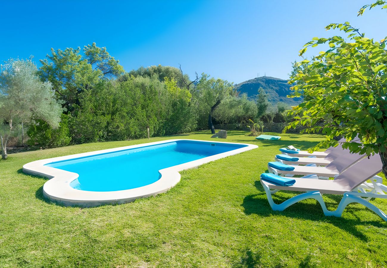 Finca en Alcúdia - Can Roig 113 fantástica finca con piscina privada, jardín, zona infantil y aire acondicionado