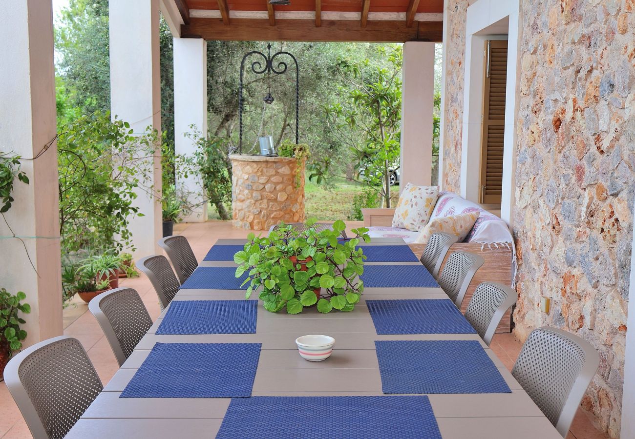 Finca en Buger - Son Tresco 126 fantástica finca ideal para grupos, con jardín, terraza, ping pong y WiFi