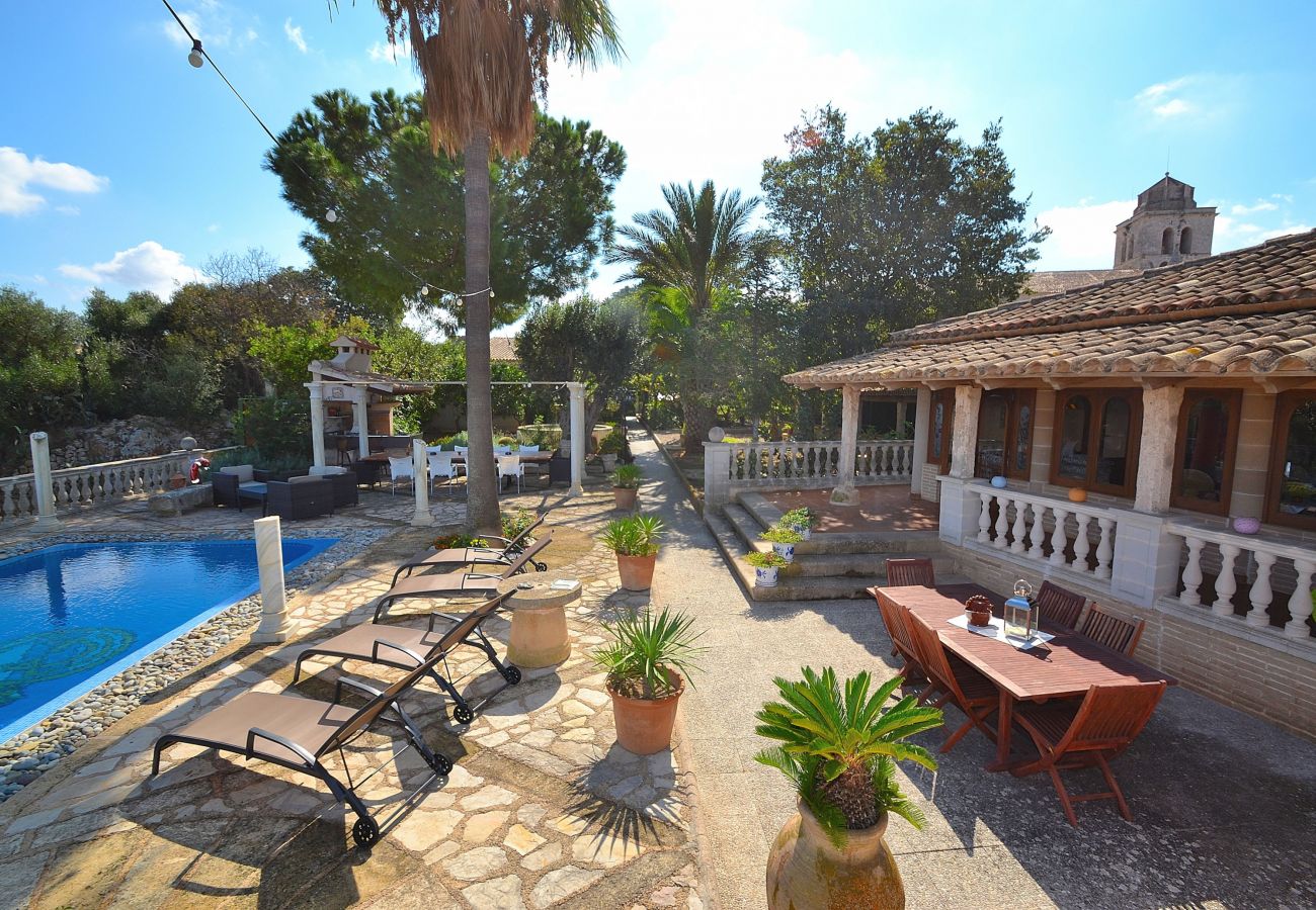 Casa en Muro - Can Bisbe 187 tradicional villa con piscina privada, preciosas vistas, barbacoa y ping pong