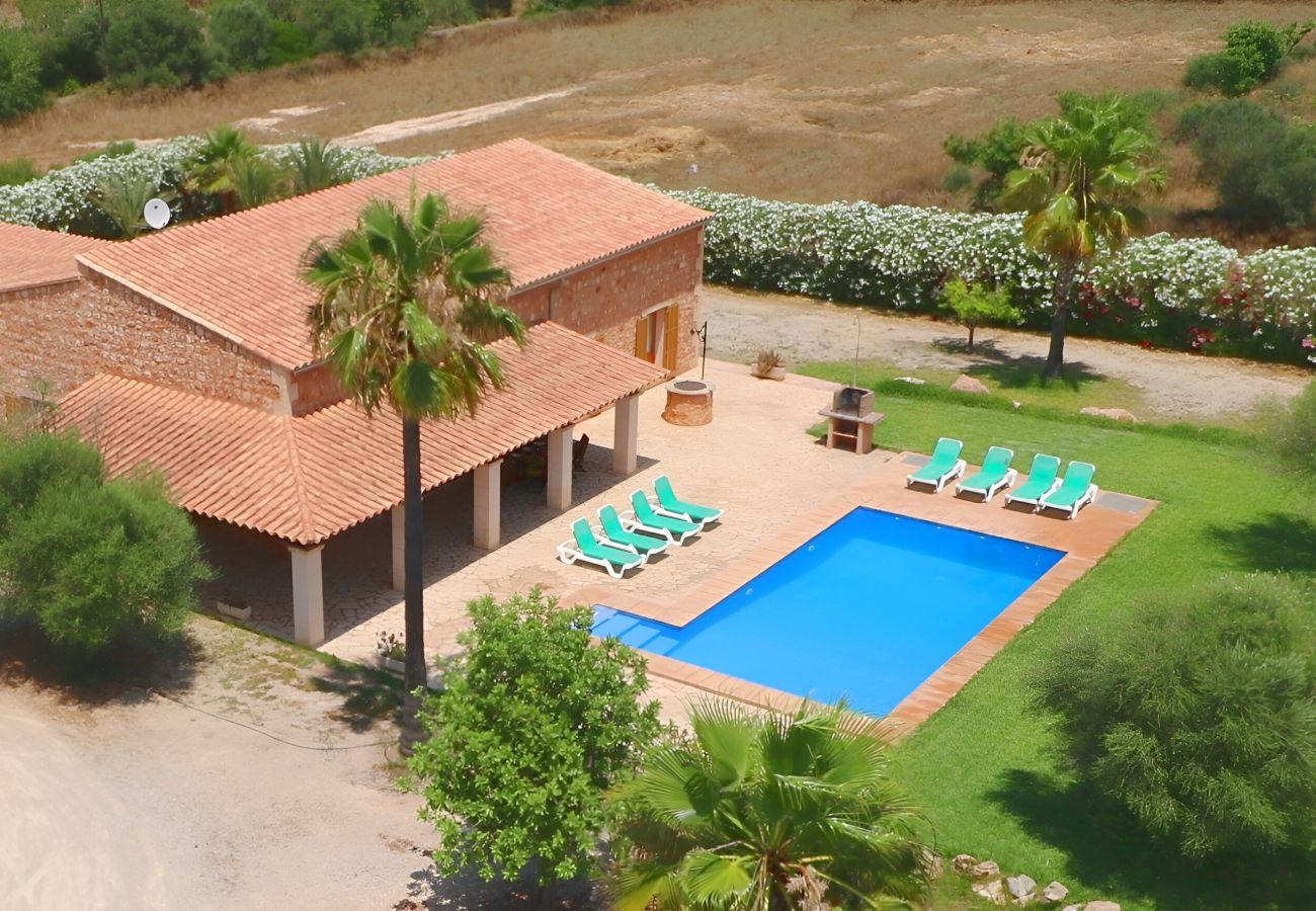 Finca en Campos - Sa Vinya 405 fantástica finca rústica con piscina privada, terraza, jardín y aire acondicionado
