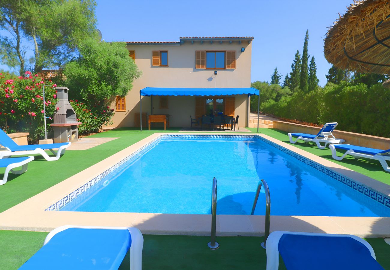 Finca en Campos - Sa Pedrera 406 fantástica villa con piscina privada, terraza, aire acondicionado y WiFi