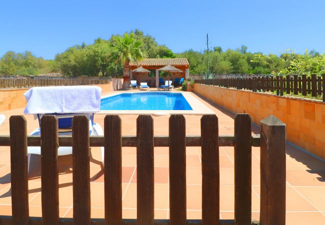 Finca en Campos - Alcoraia 408 tradicional finca con piscina privada, terraza, barbacoa y aire acondicionado