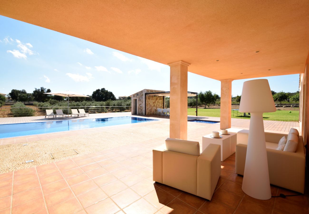 Villa en Muro - Son Morei de les Penyes 007 lujosa villa con piscina privada, jacuzzi, ping pong, barbacoa y aire acondicionado