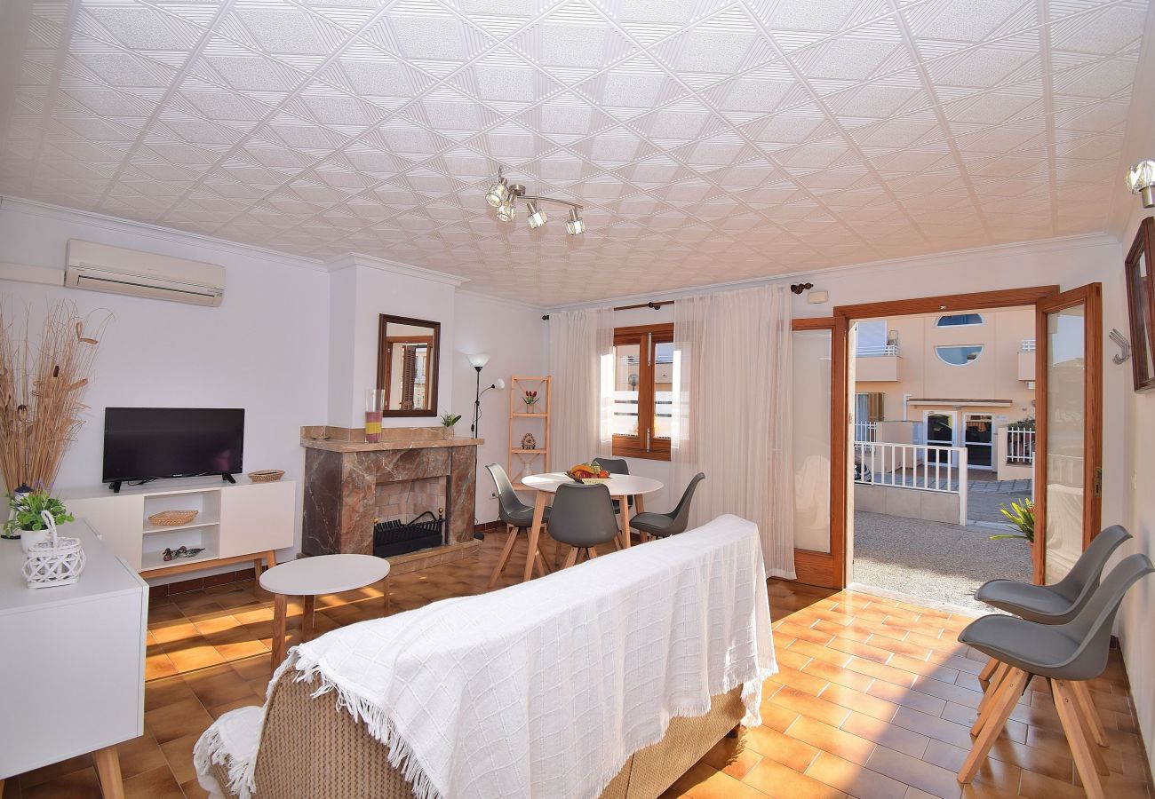 Casa en Can Picafort - Starfish 146 casa de vacaciones con terraza, aire acondicionado y WiFi