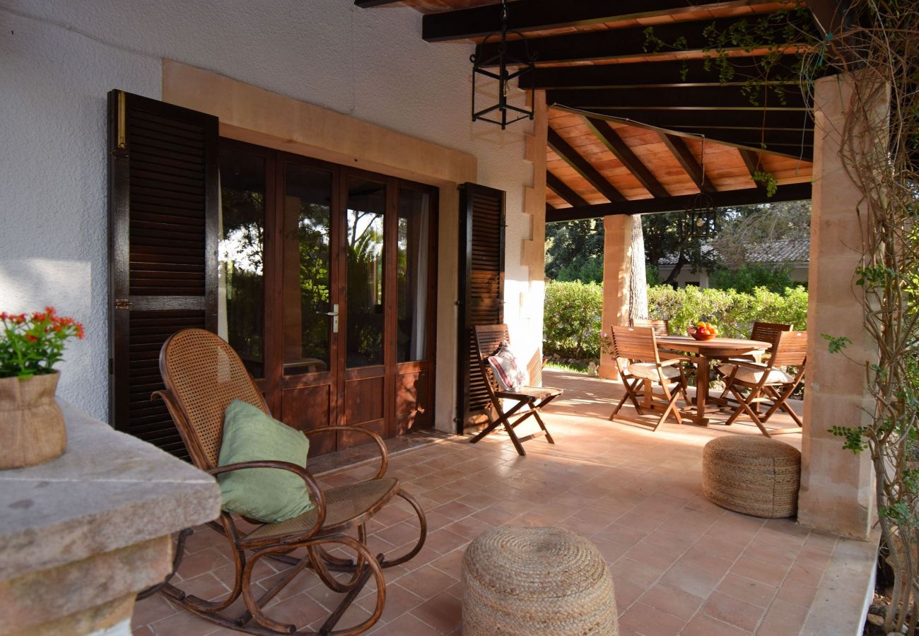 Chalet en Alcúdia - Trevol 020 fantástica casa con gran jardín y terraza, barbacoa, aire acondicionado y WiFi