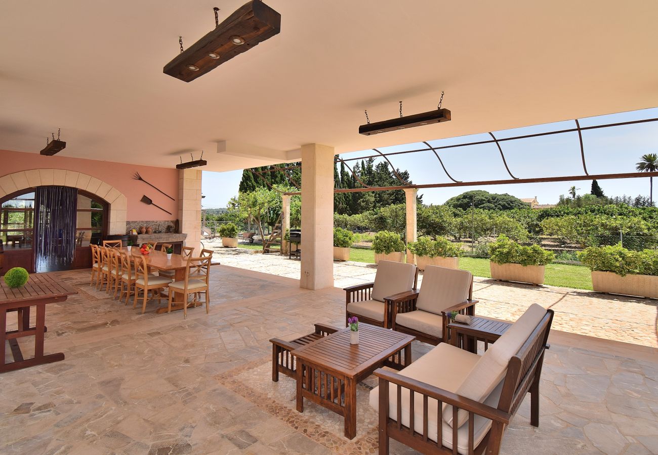 Villa en Muro - Biniaco 239 magnífica villa con piscina privada, gran zona exterior, barbacoa y aire acondicionado