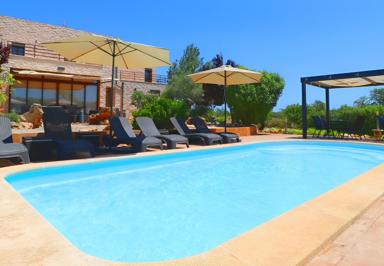 Finca en Campos - Son Vigili 417 magnífica villa con piscina privada, jacuzzi, zona infantil y aire acondicionado