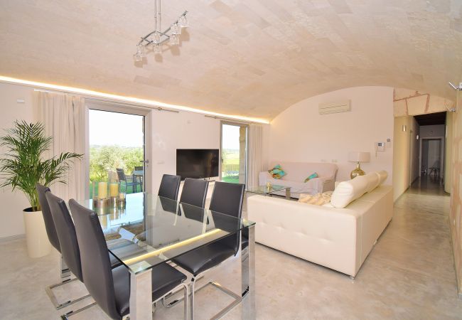 Finca en Maria de la salut - Es Gassons 012 fantástica villa con piscina privada, impresionantes vistas, barbacoa y aire acondicionado