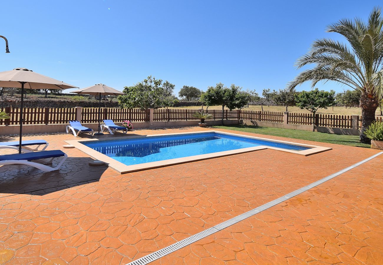 Finca en Santa Margalida - Ballester 034 fantástica finca con piscina privada, gran terraza, barbacoa y aire acondicionado