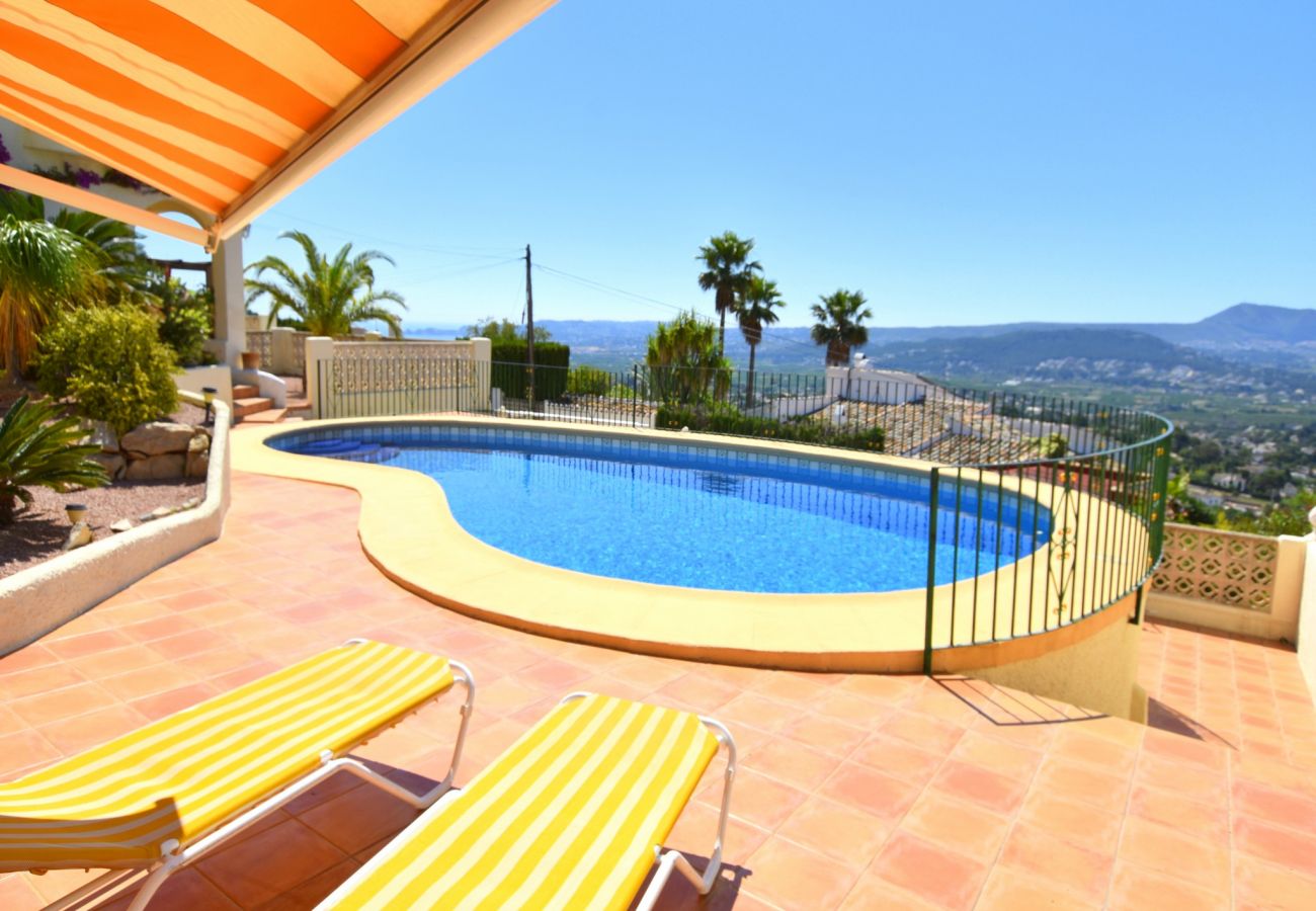 Chalet in Javea - Villa in Javea 2p private pool at Arenal beach 6km