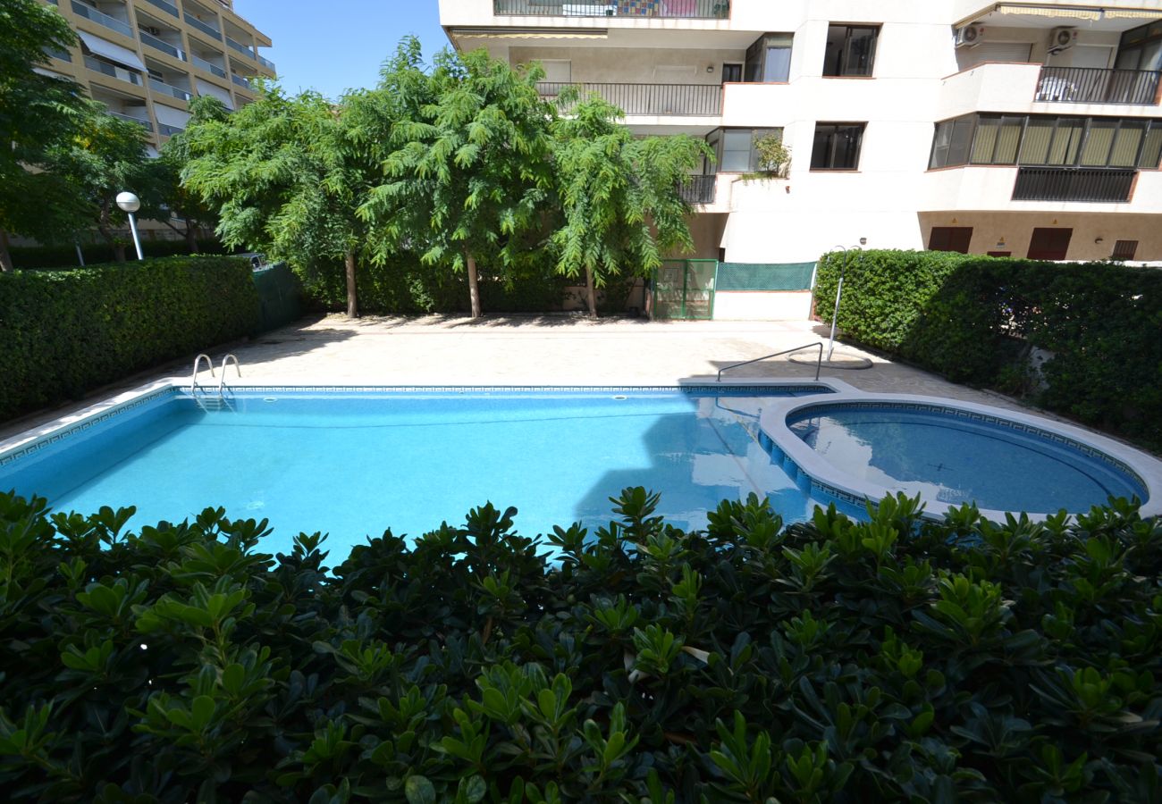 Apartment in La Pineda - Cinco Villas:Terrace-300m from La Pineda's beach & center-Pools