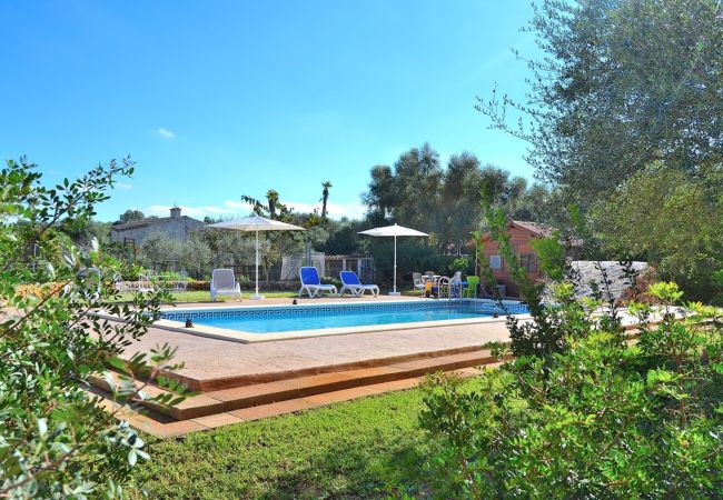Country house in Muro - Son Lleig 001 charming villa with private pool, garden, chill out area and WiFi 