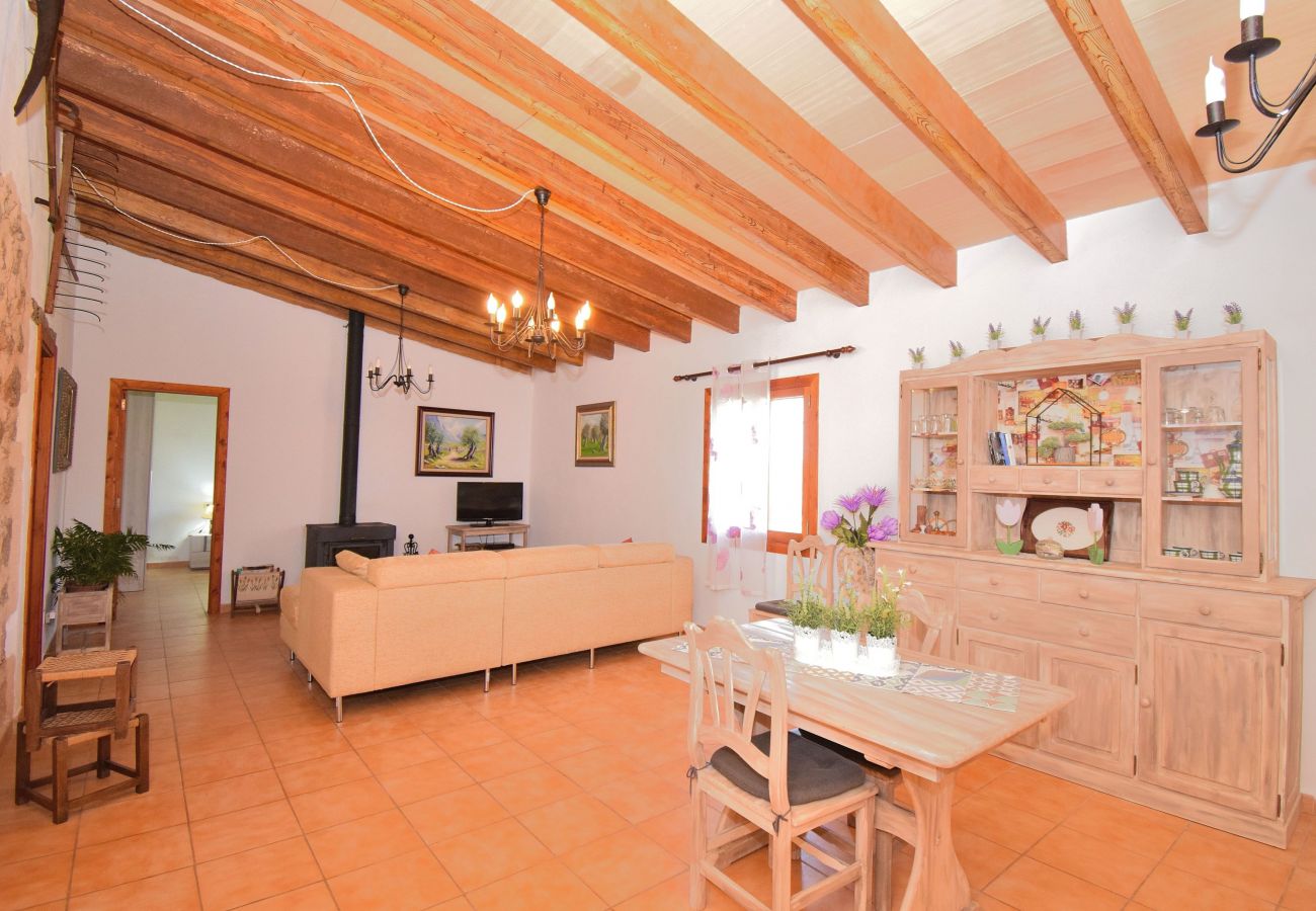 Country house in Llubi - Son Sitges Villa with barbecue pool and a huge garden 139