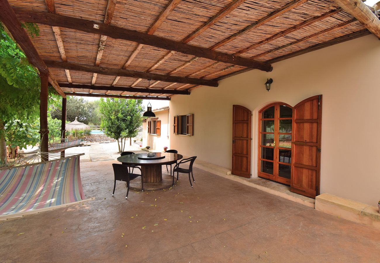 Country house in Muro - Sa Casita 225 cosy finca in the nature, with private pool, garden, barbecue and WiFi
