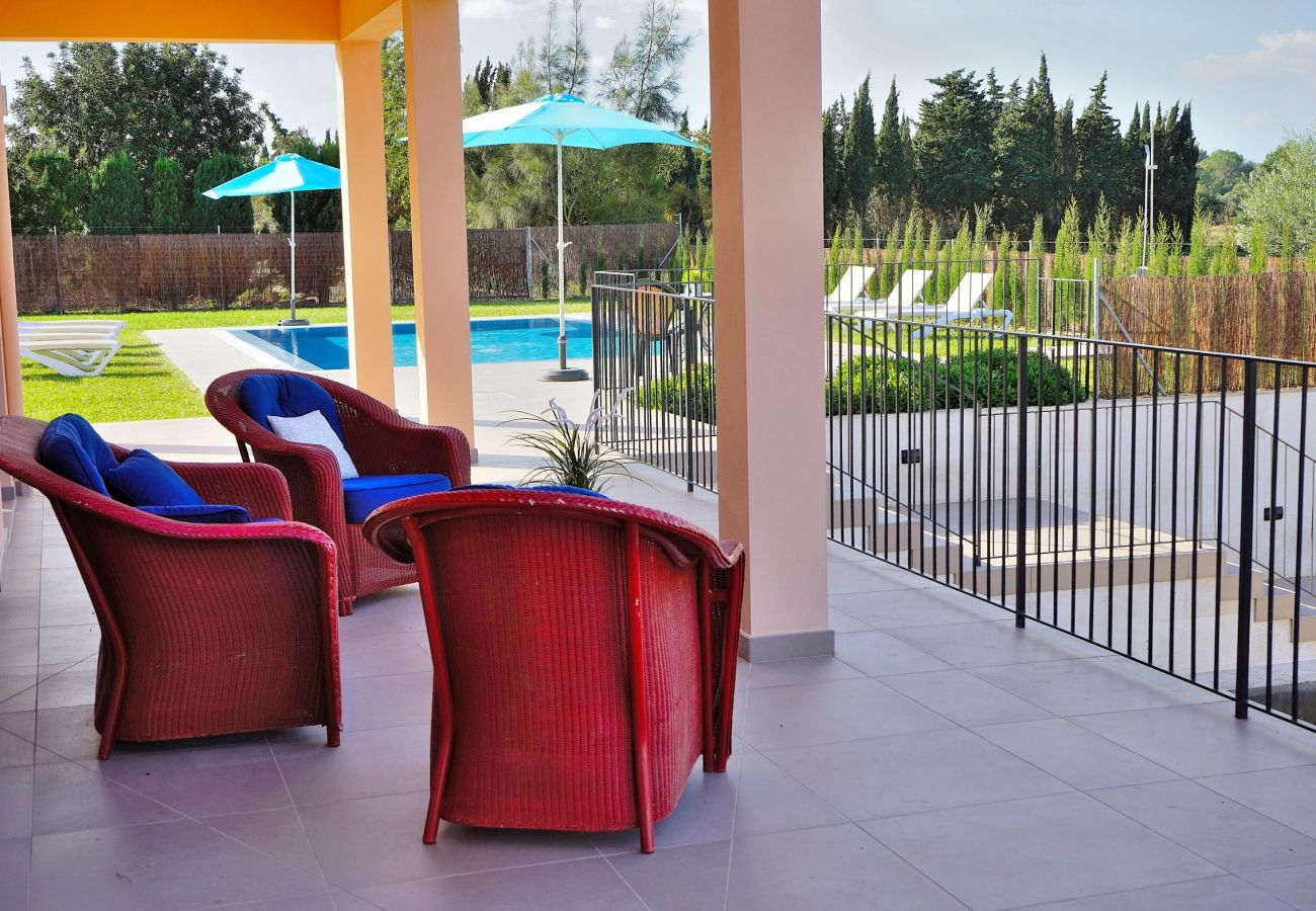 Villa in Muro - Es Moli 056 fantastic finca with private pool, large garden, air conditioning and barbecue