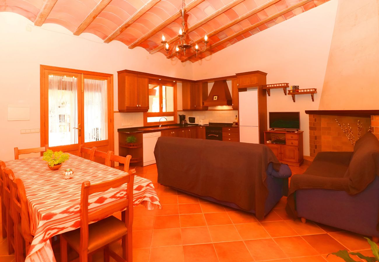 Country house in Campos - Can Guillem 415 rustic finca with private pool, terrace, air conditioning and WiFi
