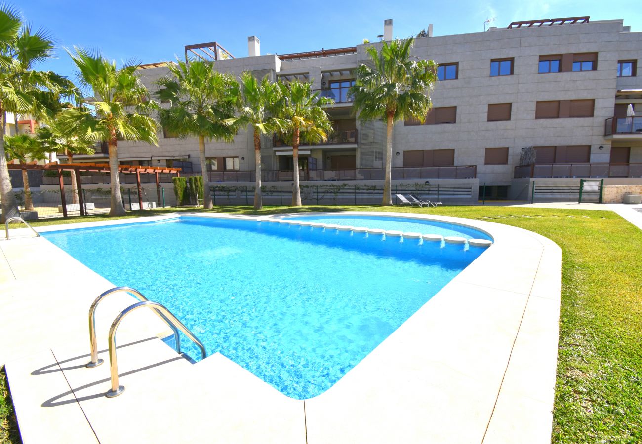 Apartment in Javea - Apartment in Javea 4p aircon pool Arenal beach at 600m 