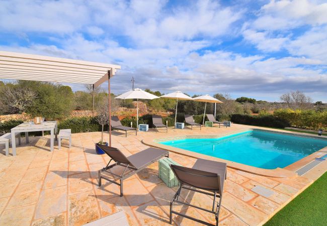 Villa in Ses Salines - Can Xesquet Camí de Morell 169 wonderful country house with private pool, terrace, air conditioning and WiFi