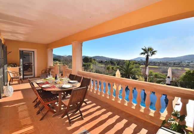 Country house in Cas Concos - Can Claret Gran 176 wonderful villa with private pool, large terrace, air conditioning and WiFi