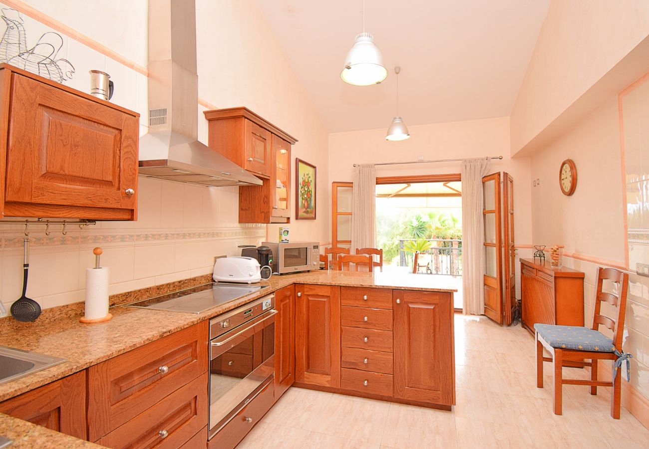 House in Muro - Capavila 196 fantastic villa with private pool, terrace, air-conditioning and WiFi