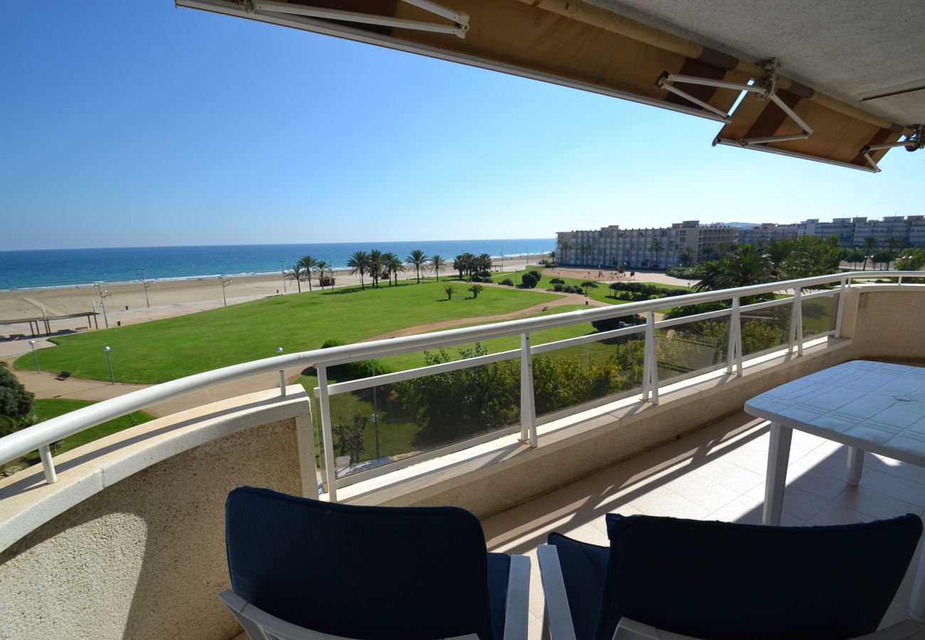 Appartement à La Pineda - Marinternum R:Terrasse vue mer La Pineda-Piscine-Wifi,clim,parking,linge,satellite gratuit