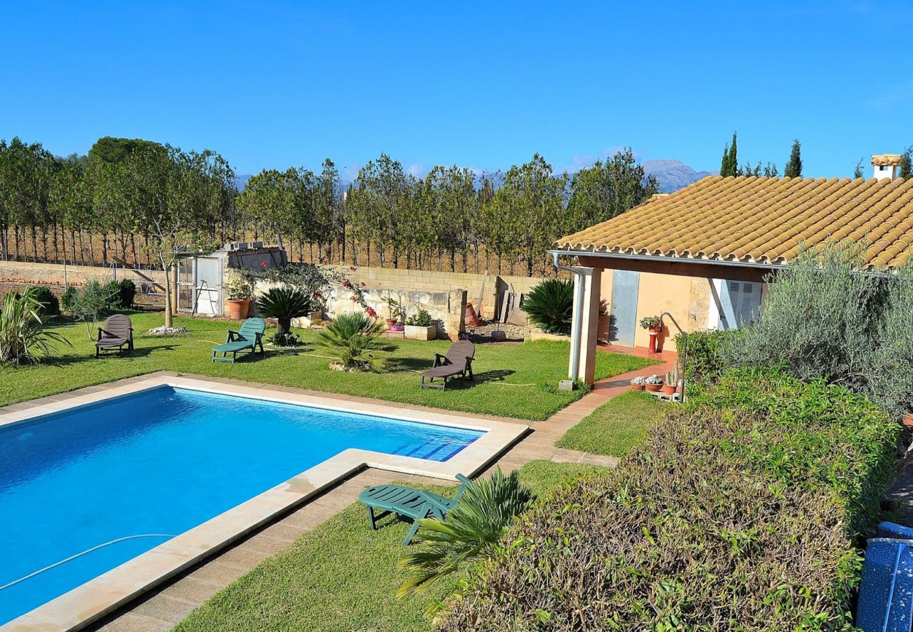 Domaine à Muro - Sant Vicenç 022 finca traditionnelle avec piscine privée, jardin spacieux et WiFi