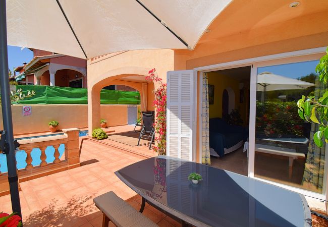 Maison à Son Serra de Marina - Ca Na Caragola 050 villa fantastique avec piscine privée, terrasse, climatisation et barbecue