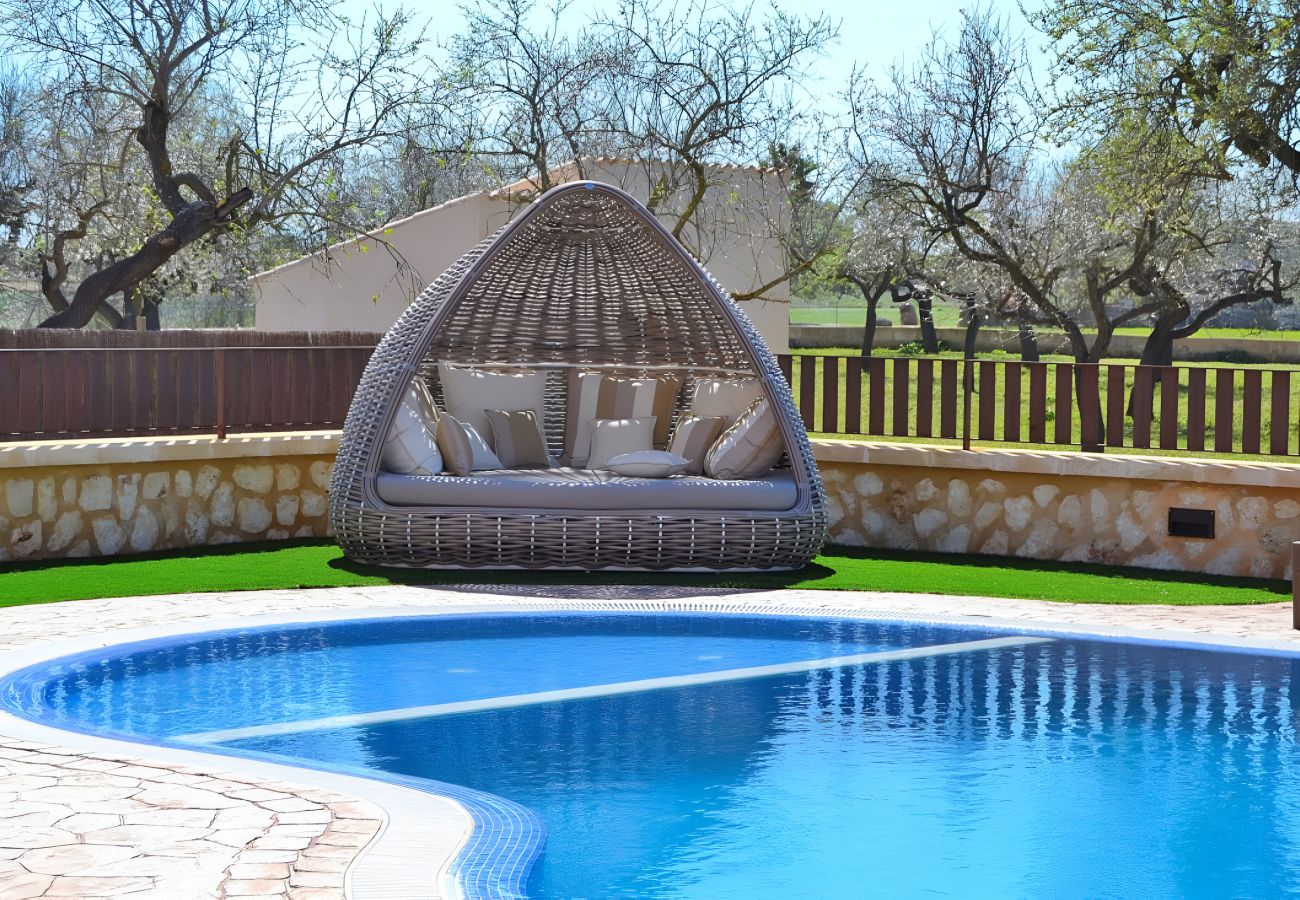 Domaine à Buger - Son Costa 065 magnifique finca avec piscine privée, espace enfants, air conditionné et barbecue
