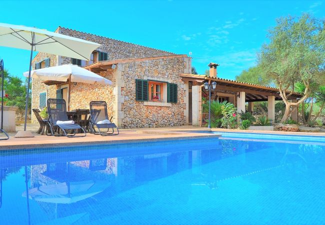 Domaine à Llubi - Sa Rota de Son Ramon 132 fantastique finca avec piscine privée, barbecue, billard, terrasse et WiFi