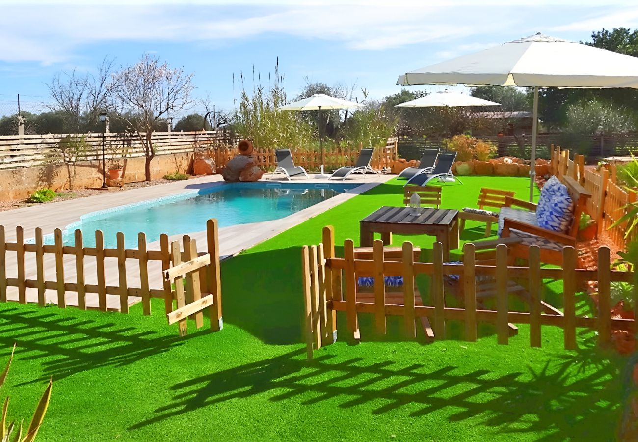 Domaine à Llucmajor - Son Antem 420 finca fantastique avec piscine privée, terrasse, barbecue et air conditionné