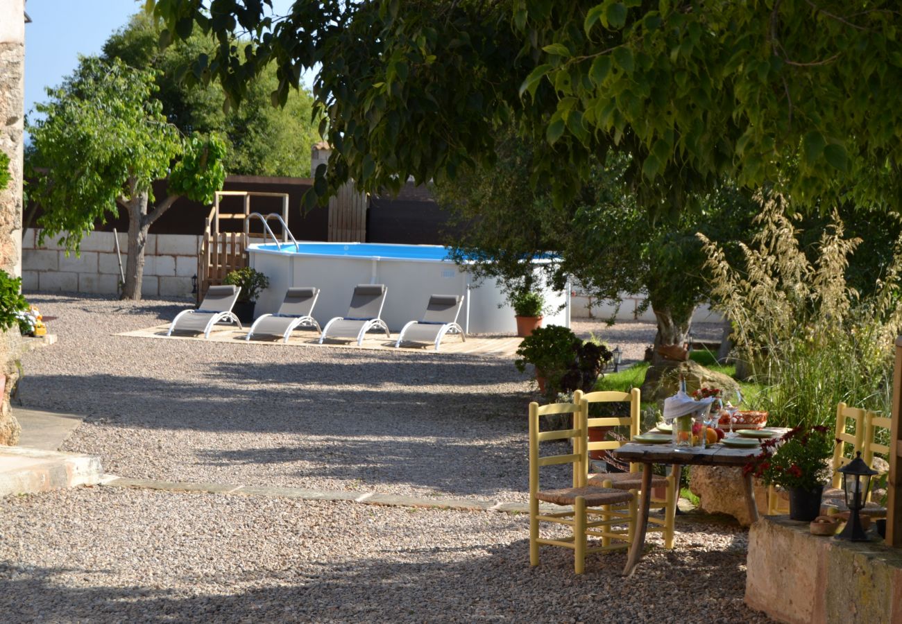 Gîte Rural à Santa Margalida - Es Rafal des Turó magnifique finca avec piscine privée, espace enfants, climatisation et terrasse