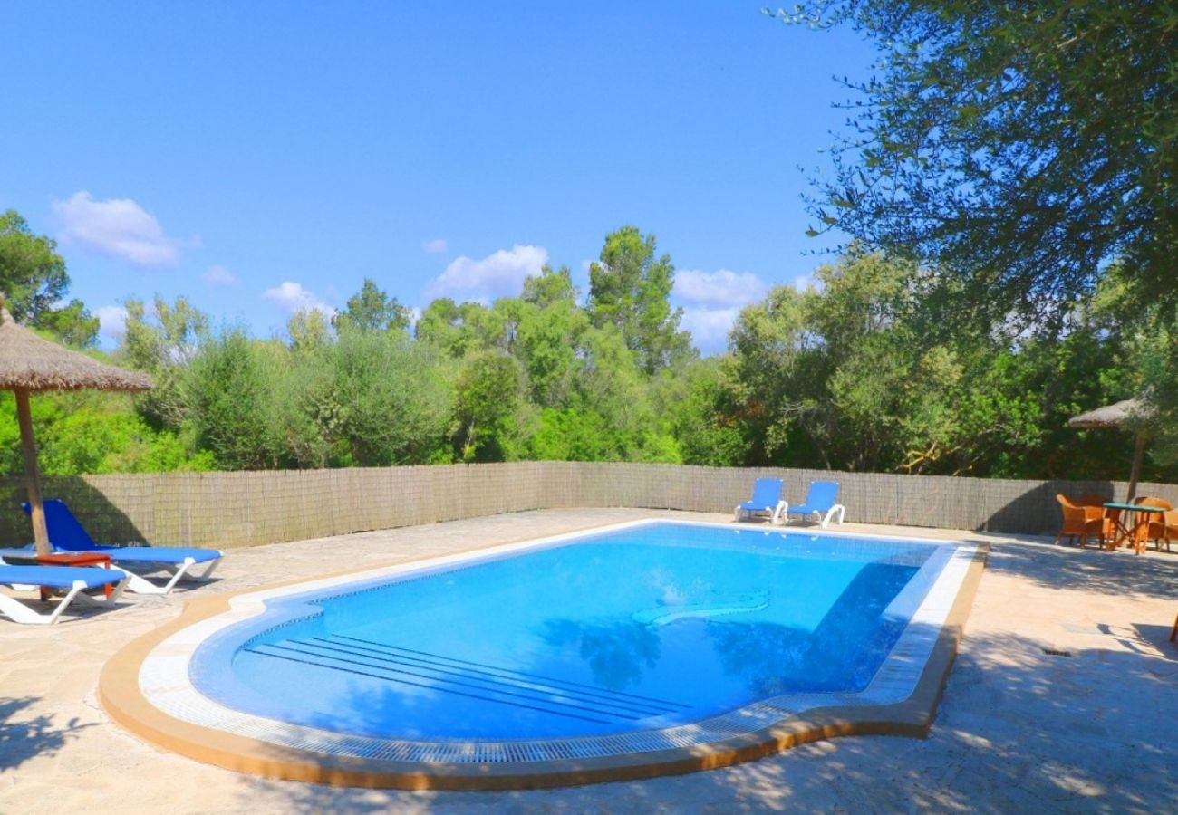 Domaine à Campos - Sa Costa 411 finca rustique avec piscine privée, terrasse, jardin et climatisation