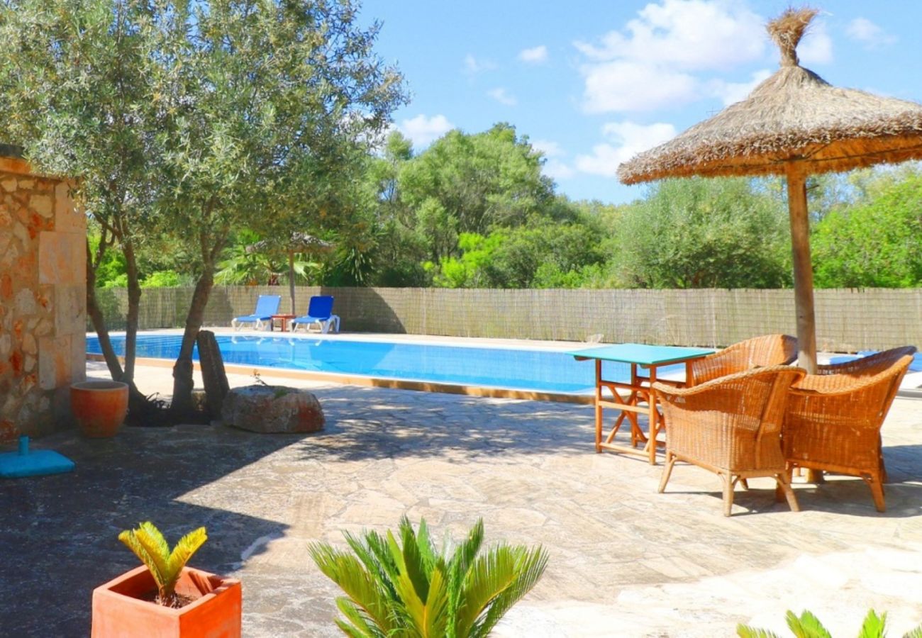 Domaine à Campos - Sa Costa 411 finca rustique avec piscine privée, terrasse, jardin et climatisation