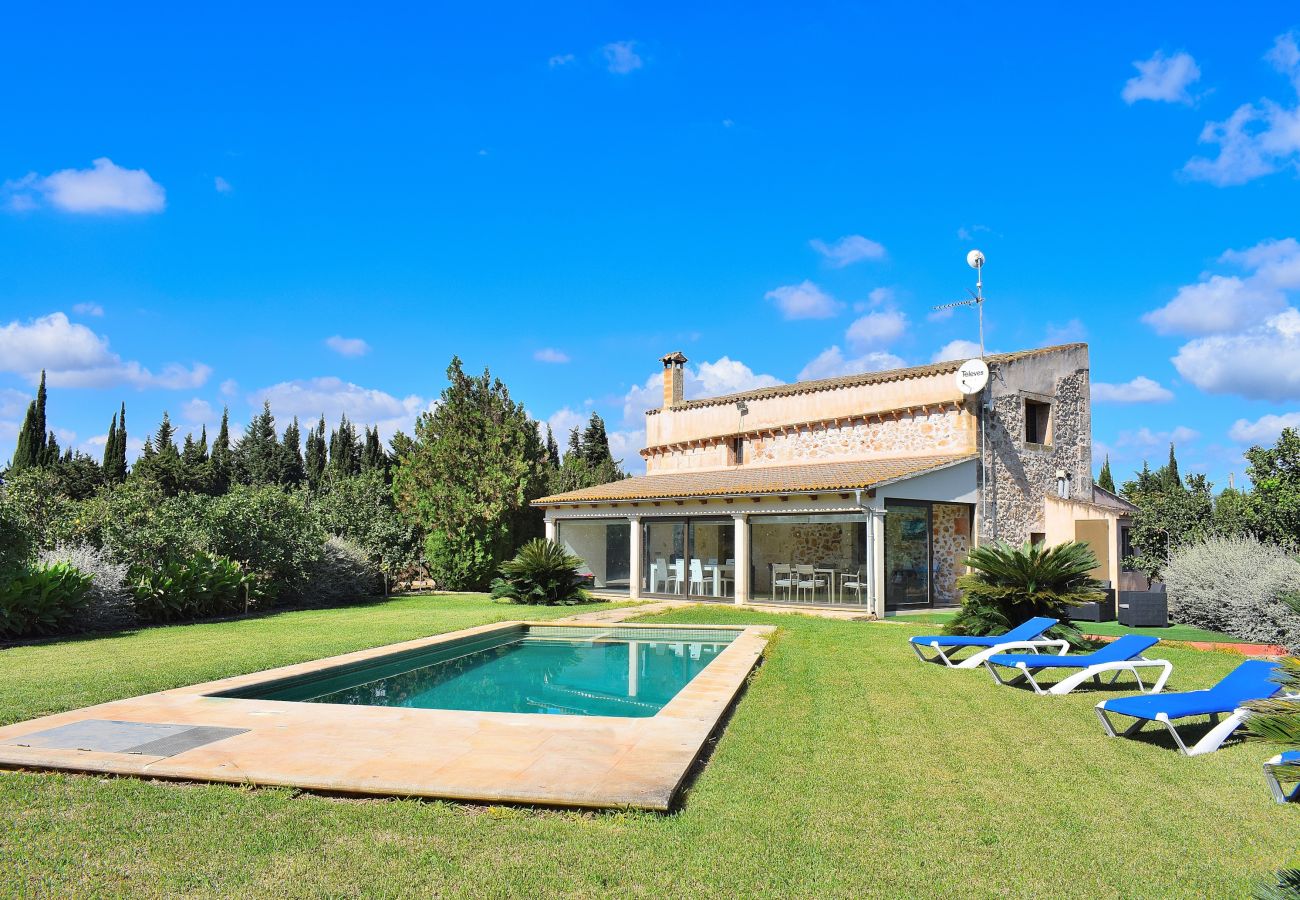 Domaine à Can Picafort - Son Morey Tarongers 108 fantastique finca avec piscine privée, jardin, terrasse et climatisation