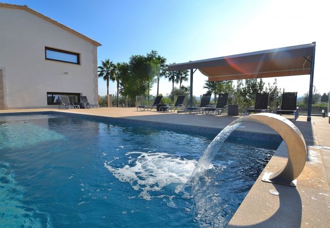  на Muro - Son Sastre 024 lujosa villa con gran piscina, aire acondicionado, jardín y terraza