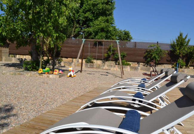 Коттедж на Santa Margalida - Es Rafal des Turó maravillosa finca con piscina privada, zona infantil, aire acondicionado y terraza