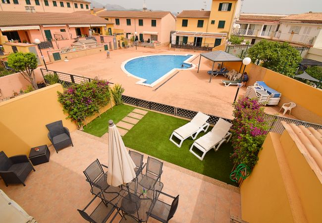  на Sa Pobla - Robes Sa Pobla 170 fantástica casa con piscina, aire acondicionado, terraza y WiFi