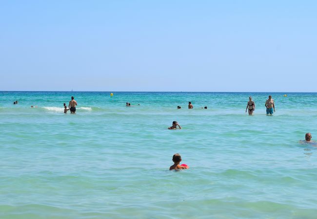 Шале на Playa de Muro - Ca Na Coloma 145 fantástica villa con piscina, barbacoa, billar, ping pong y WiFi