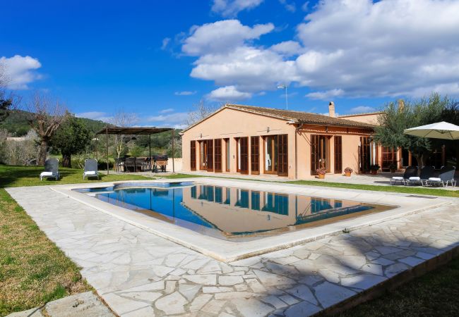  на Vilafranca de Bonany - Son Perxana 507 fantástica finca con piscina privada, amplio jardín, barbacoa y aire acondicionado