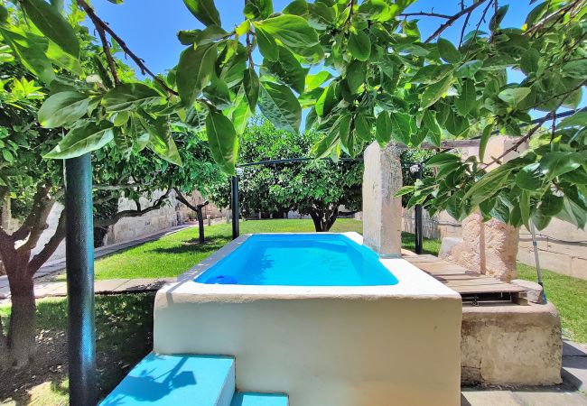  на Sineu - Ca S'Escolà 175 tradicional casa mallorquina con jardín, gran barbacoa y WiFi