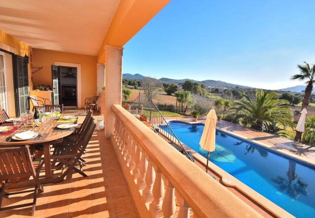  на Cas Concos - Can Claret Gran 176 maravillosa villa con piscina privada, gran terraza, aire acondicionado y WiFi