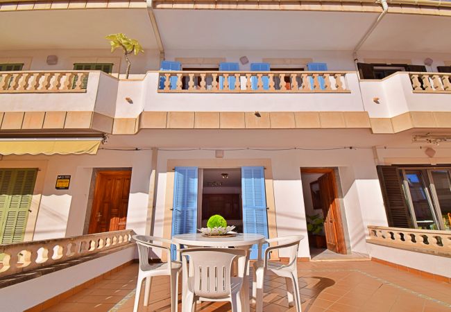 Таунхаус на Can Picafort - Casa Pedrona 248 fantástica casa de vacaciones cerca de la playa, con barbacoa y aire acondicionado