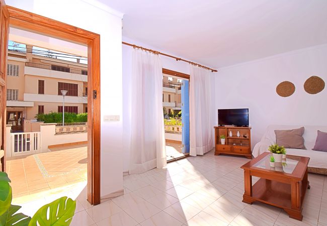 Таунхаус на Can Picafort - Casa Pedrona 248 fantástica casa de vacaciones cerca de la playa, con barbacoa y aire acondicionado