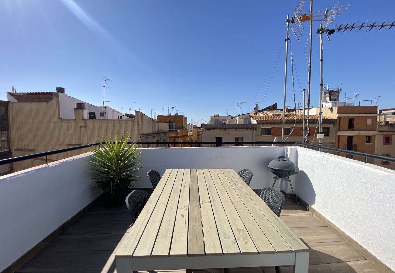 Апартаменты на Таррагона - TH125 Пентхаус с большой террасой и кондиционером